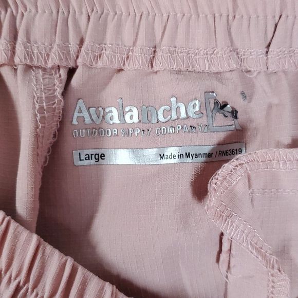 Avalanche Briger Ripstop Ankle Pants Dusty‎ Rose Joggers Size Large - Picture 4 of 10